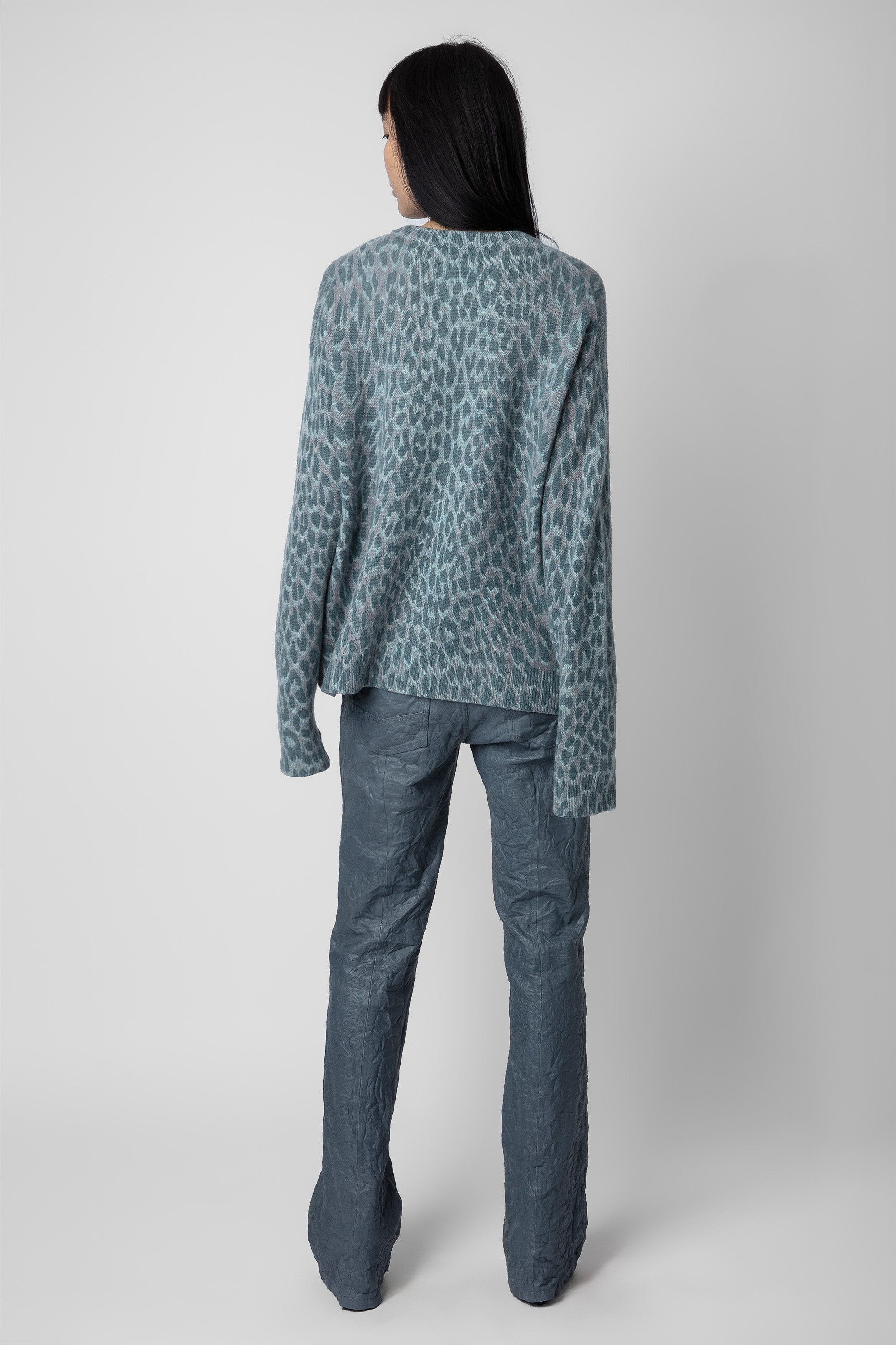 Markus Leopard Cashmere Sweater - 5