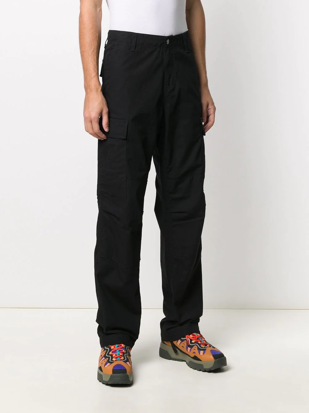 straight cargo trousers - 3