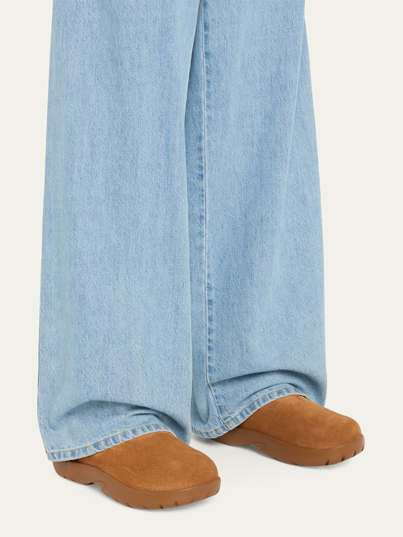 Bottega Veneta Snap Suede Chunky Ankle Boots outlook