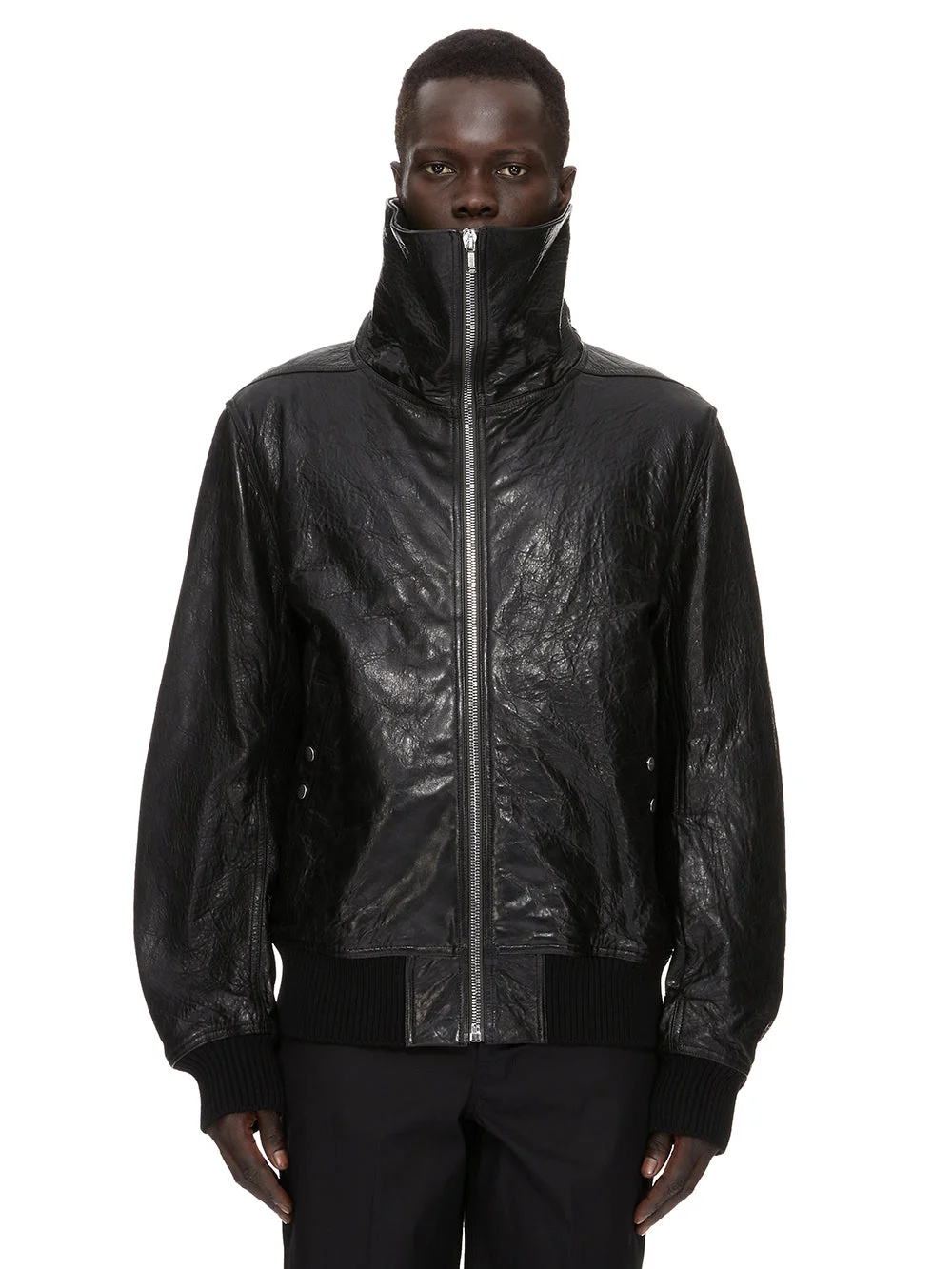 Black Tower Dracuflight Leather Jacket - 1