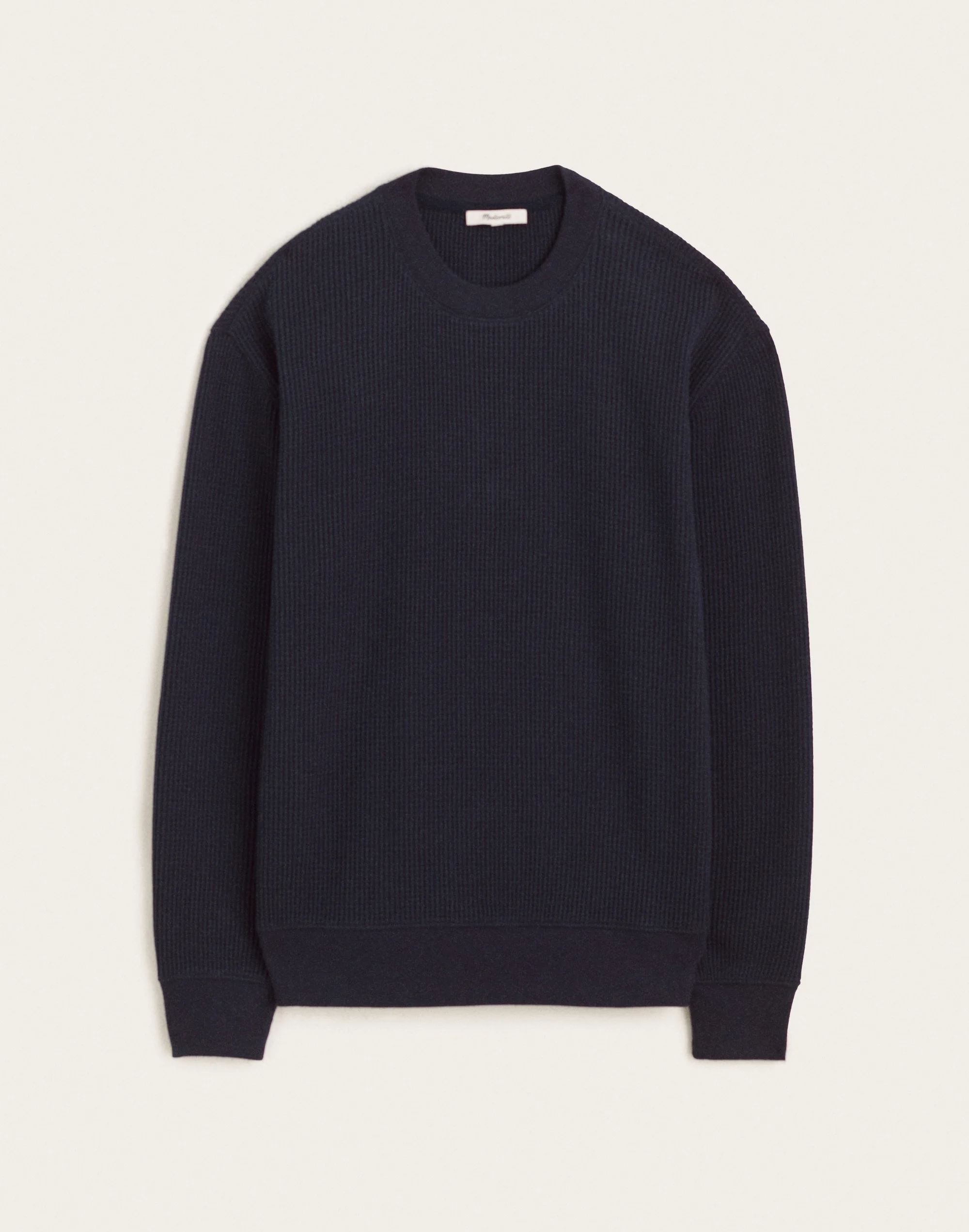Waffle-Knit Sweatshirt - 1