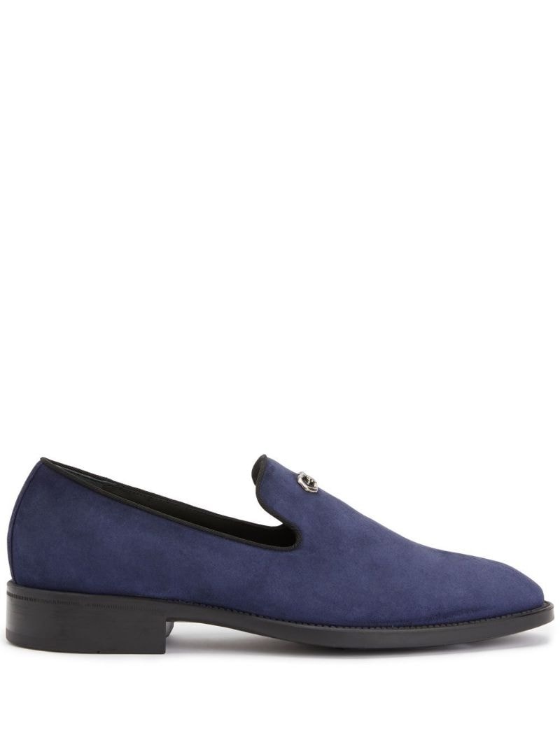 Imrham logo-plaque suede loafers - 1
