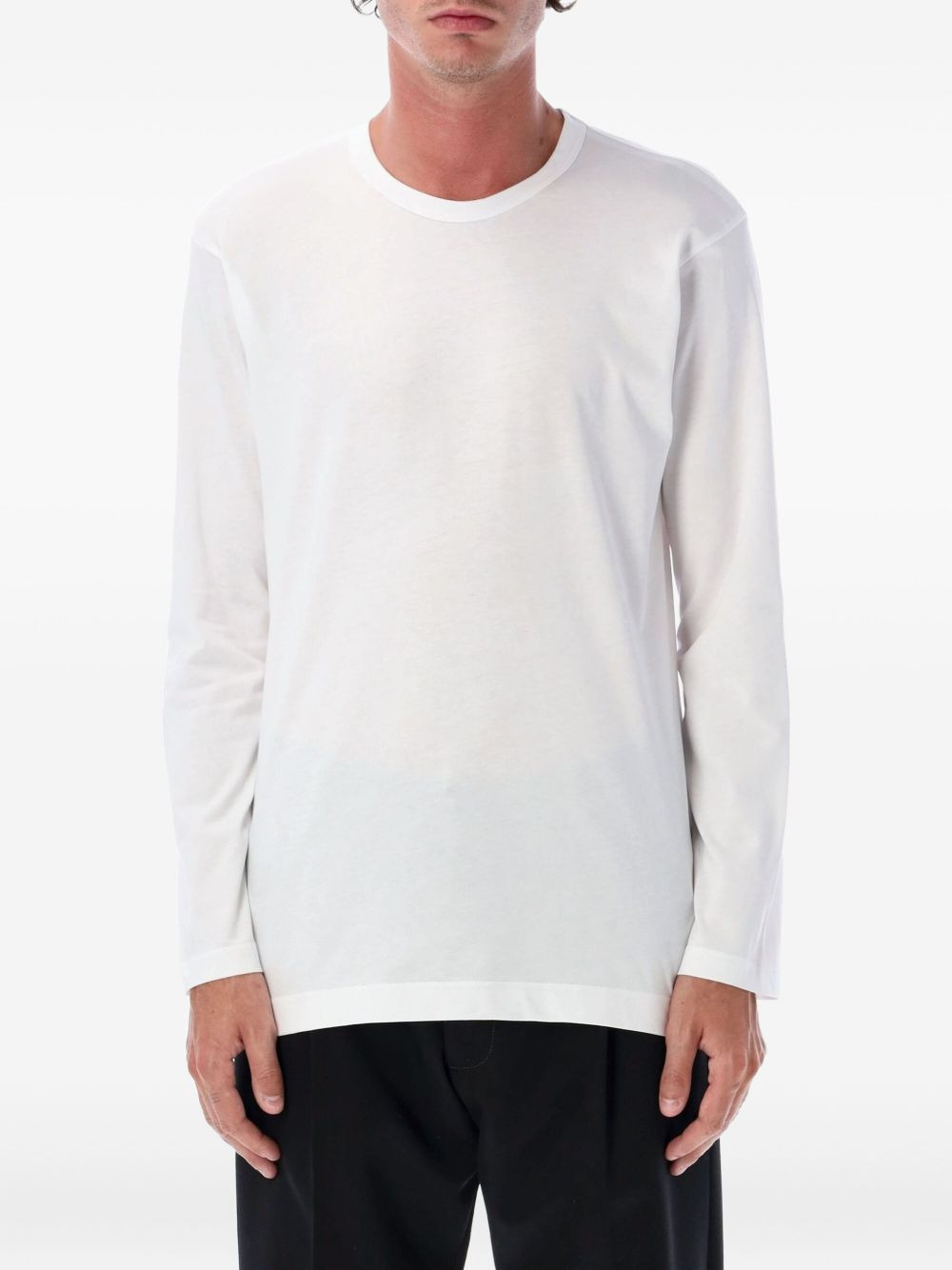 crew-neck long-sleeve T-shirt - 1