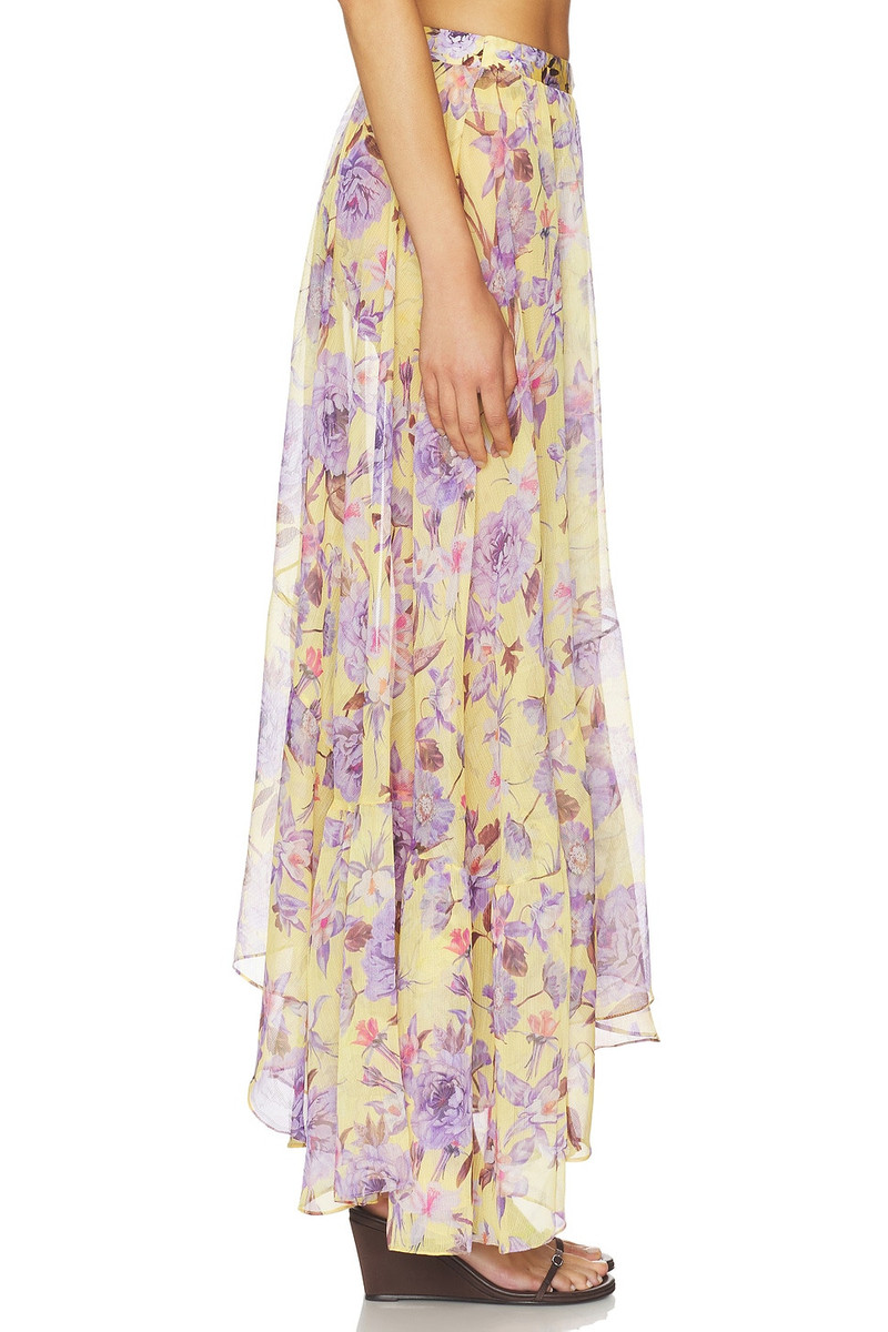 PatBO Peony Print Maxi Skirt outlook