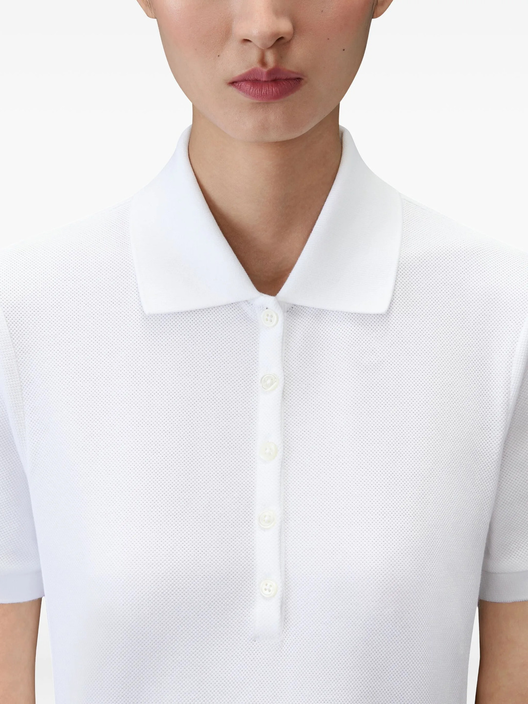 Short Sleeve Rib Cuff Polo - 5