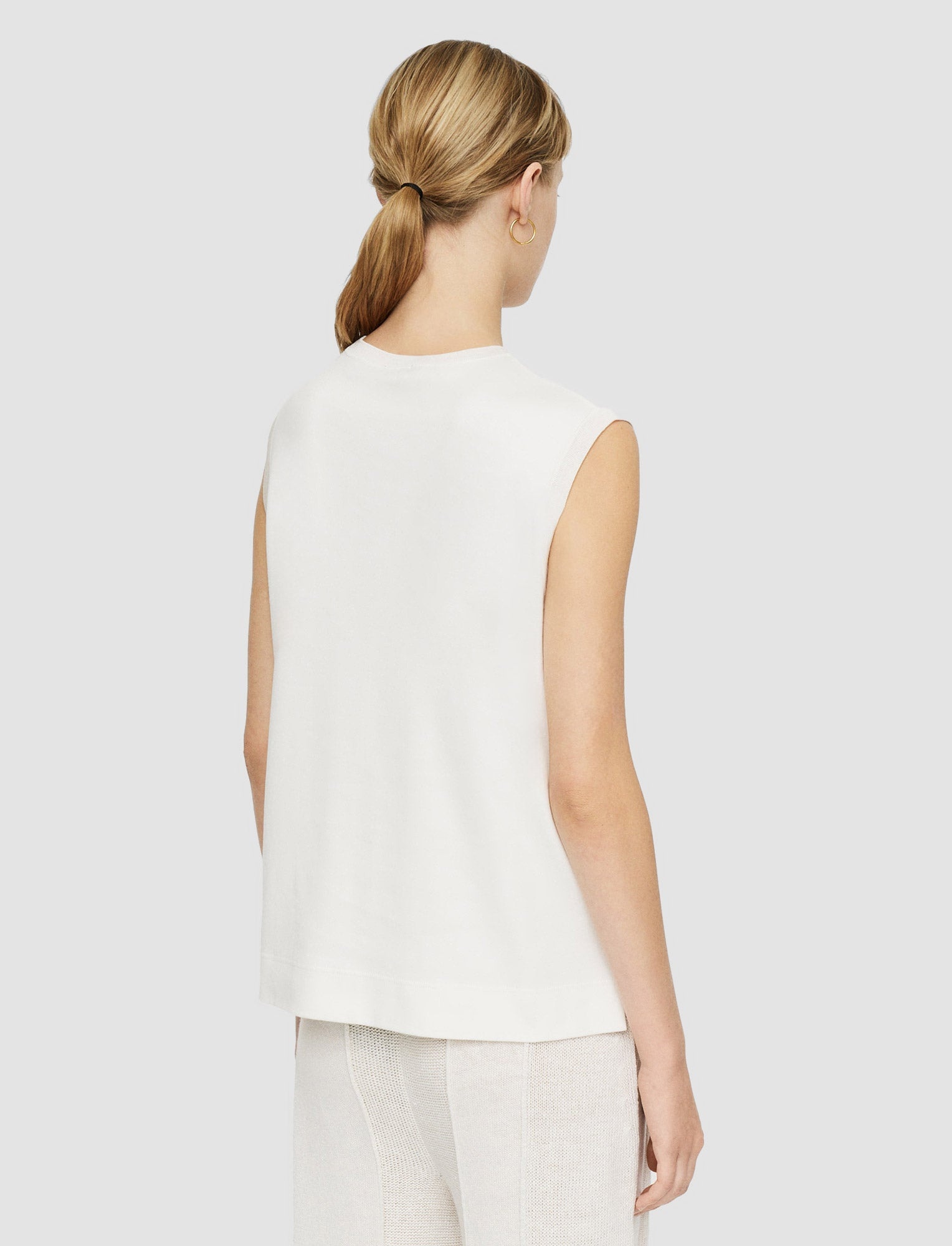 Mercerised Cotton Tank Top - 4