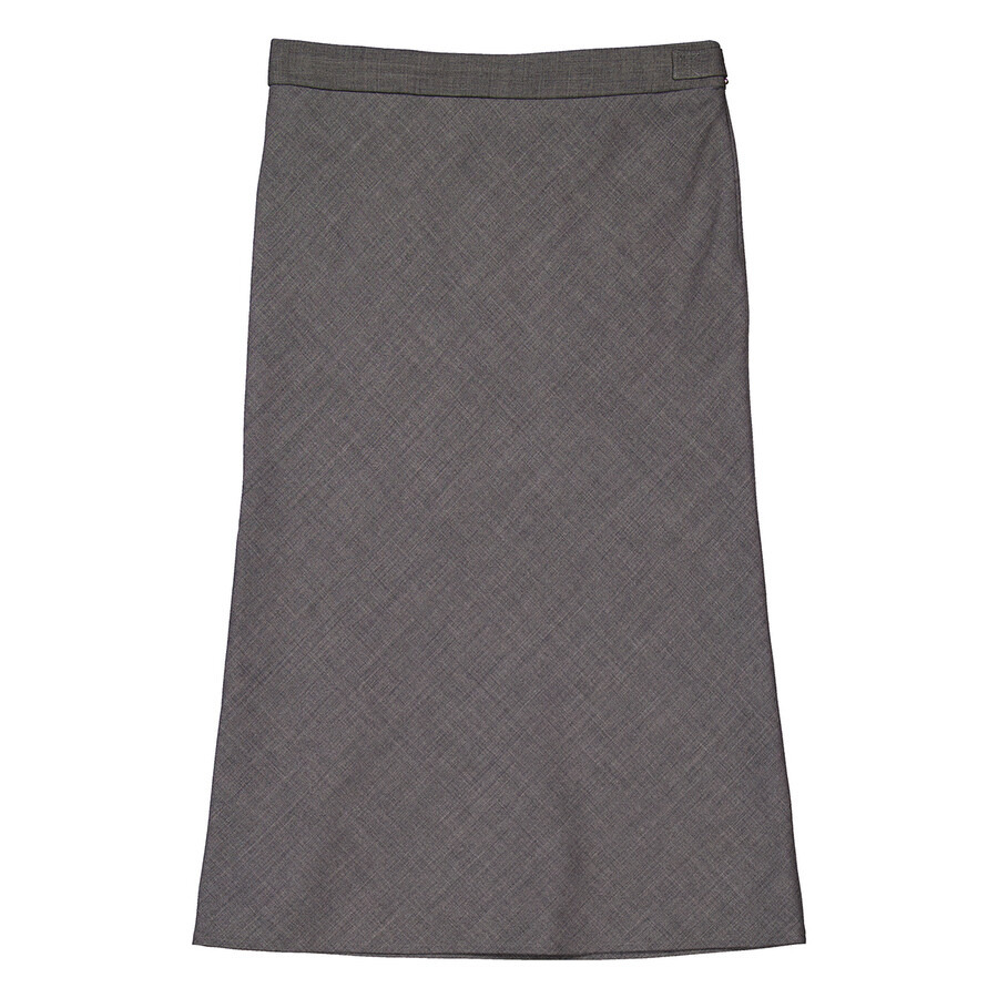 Thom Browne Fresco Maxi Low Rise Bias Skirt - 5