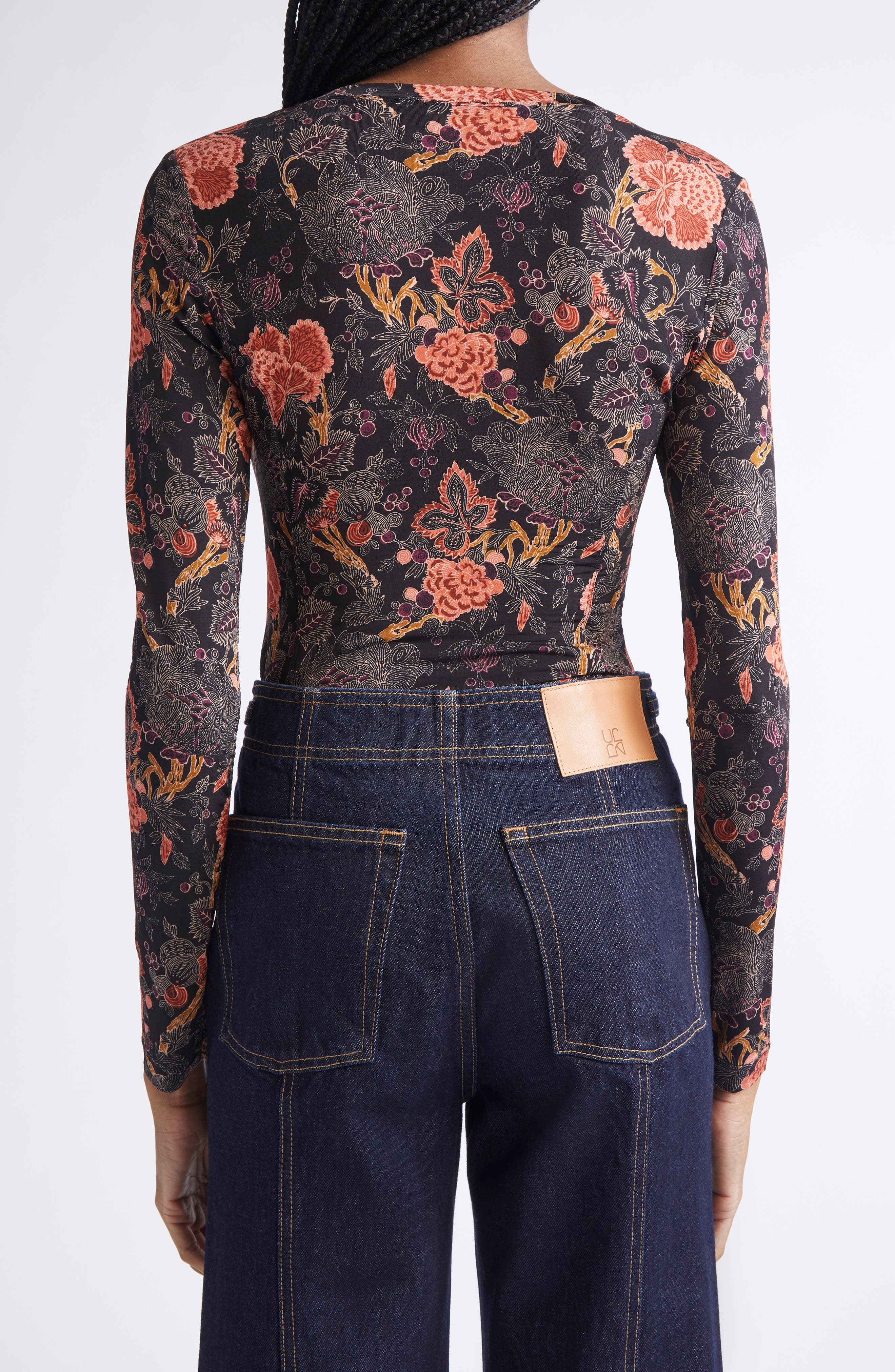 Ulla Johnson Aris Long Sleeve Knit Top in Night Lily at Nordstrom - 2