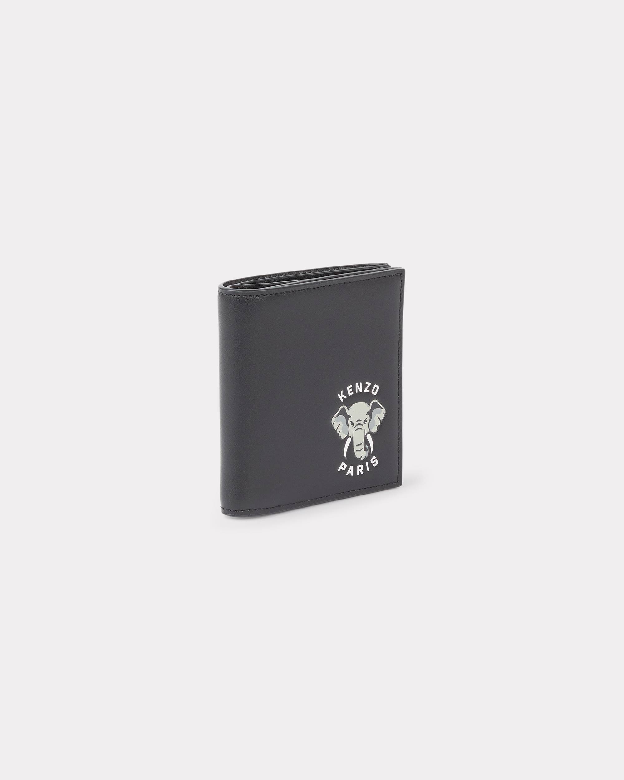 'KENZO Varsity' foldable miniature leather wallet - 1
