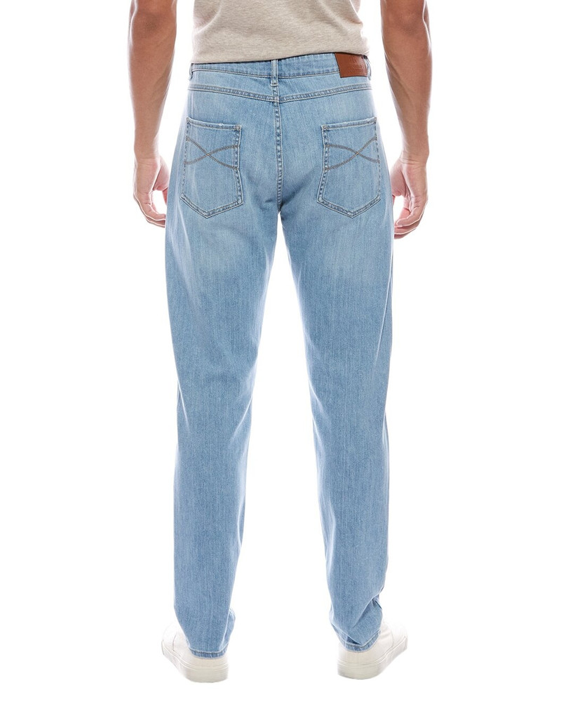Brunello Cucinelli Brunello Cucinelli Carrot Fit Light Wash Jean outlook