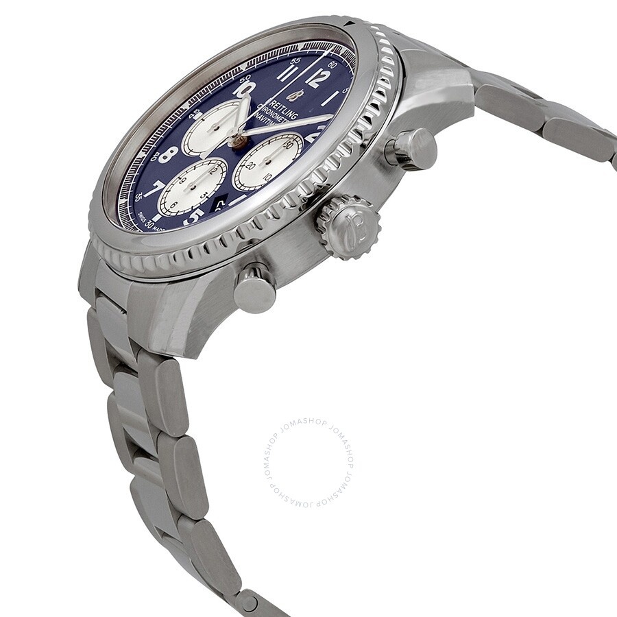 Breitling Navitimer 8 Chronograph Automatic Chronometer Blue Dial Men's Watch AB0117131C1A1 - 2