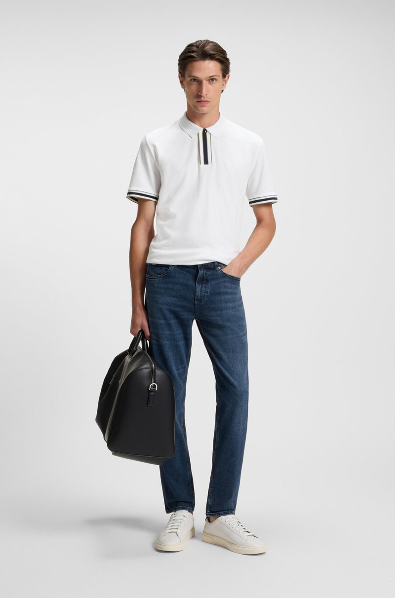 BOSS MAINE REGULAR-FIT JEANS IN BLUE ITALIAN DENIM outlook