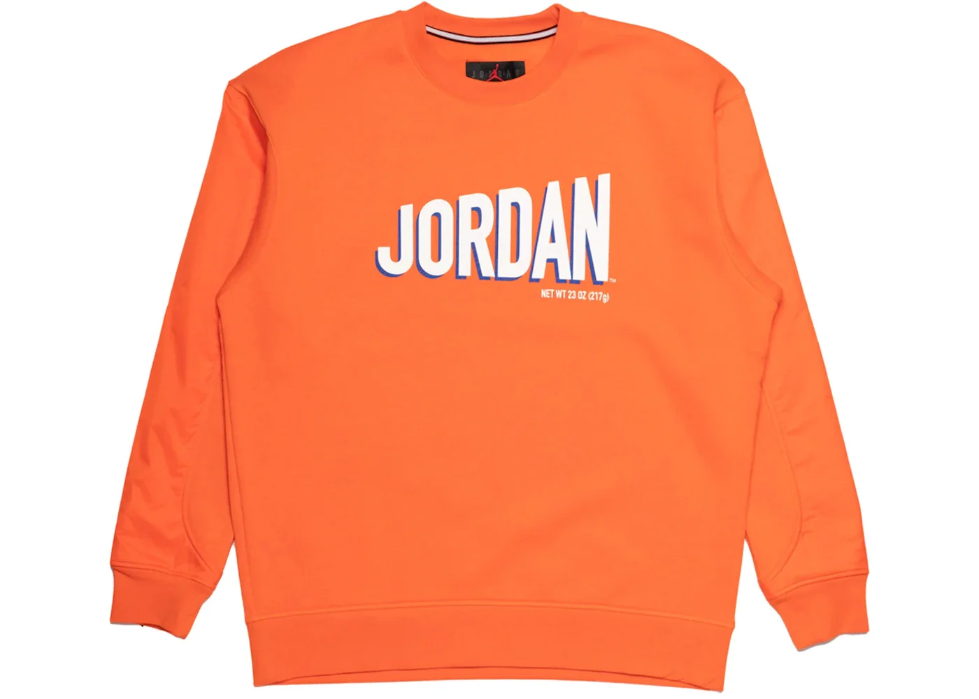 Jordan Flight MVP Graphic Fleece Crewneck Sweatshirt Orange - 1