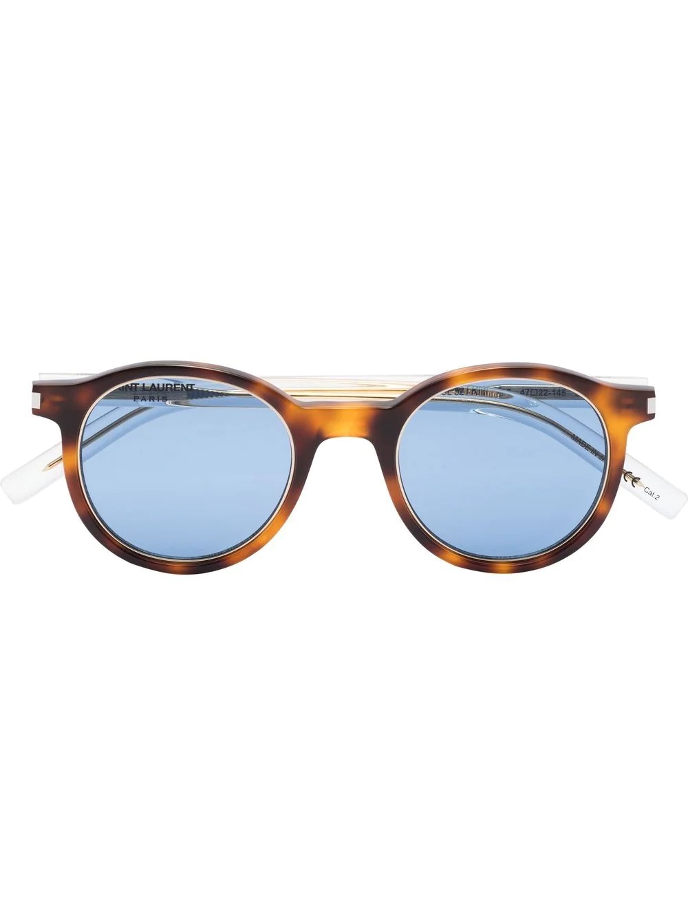 round-frame sunglasses - 1