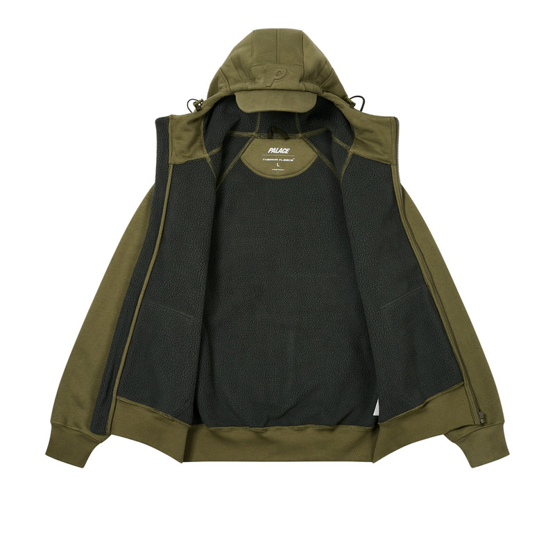 PALACE THERMAL BONDED CAP HOOD OLIVE outlook