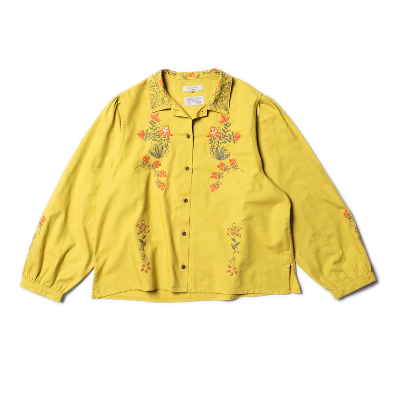 Edith Embroidery Blouse Lime - 8