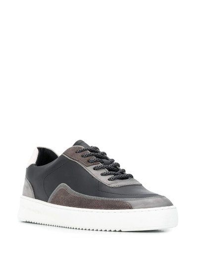 Filling Pieces matte low-top trainers outlook