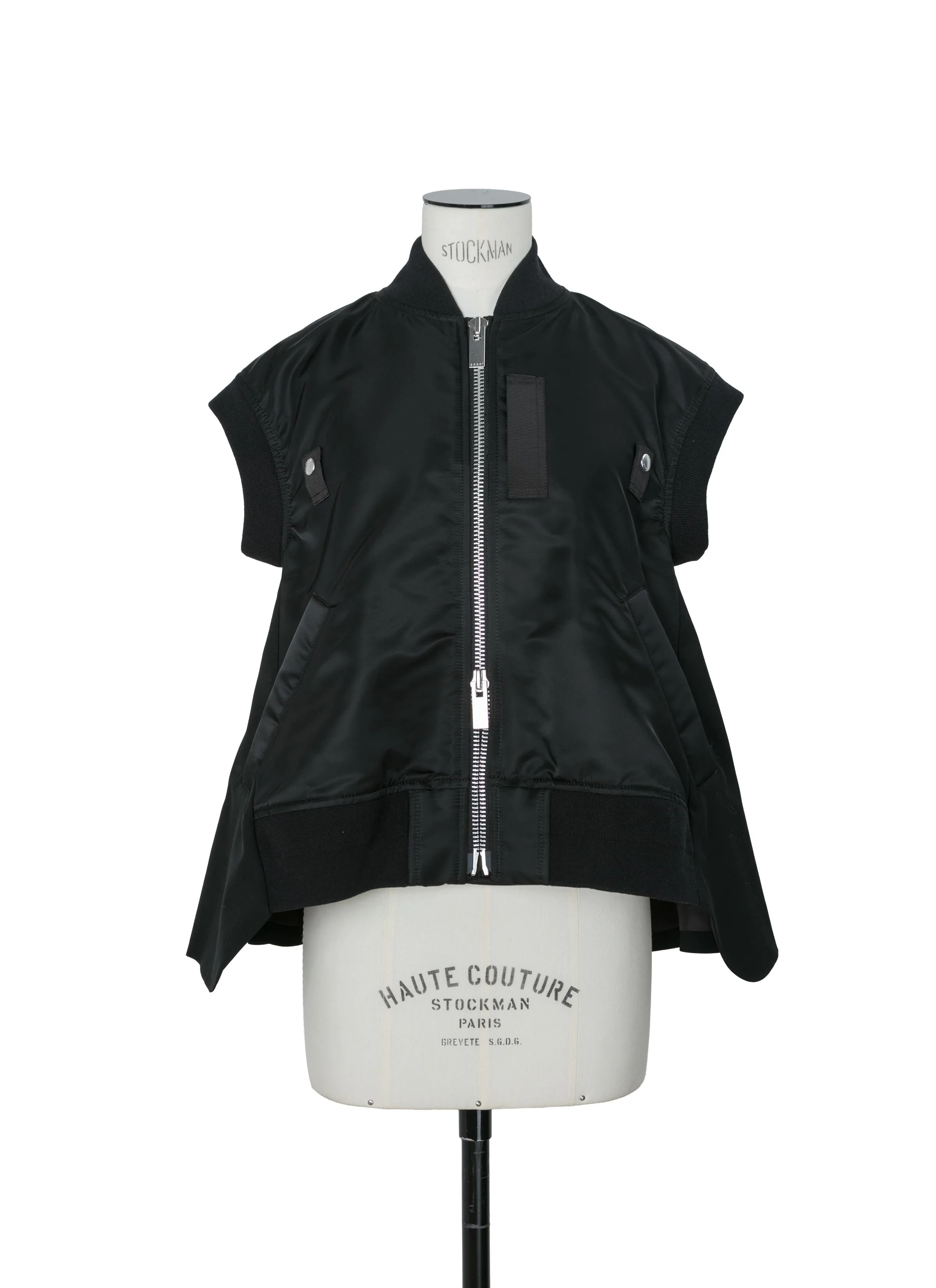 Nylon Twill x Wool Suiting Vest - 1