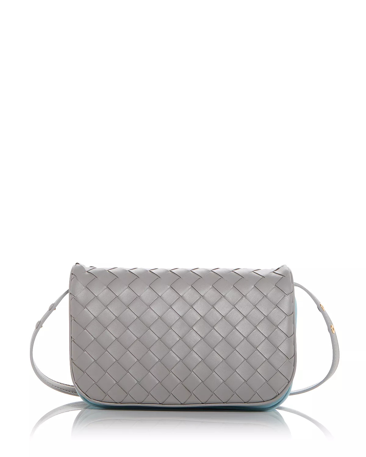 Intrecciato Leather Shoulder Bag - 1