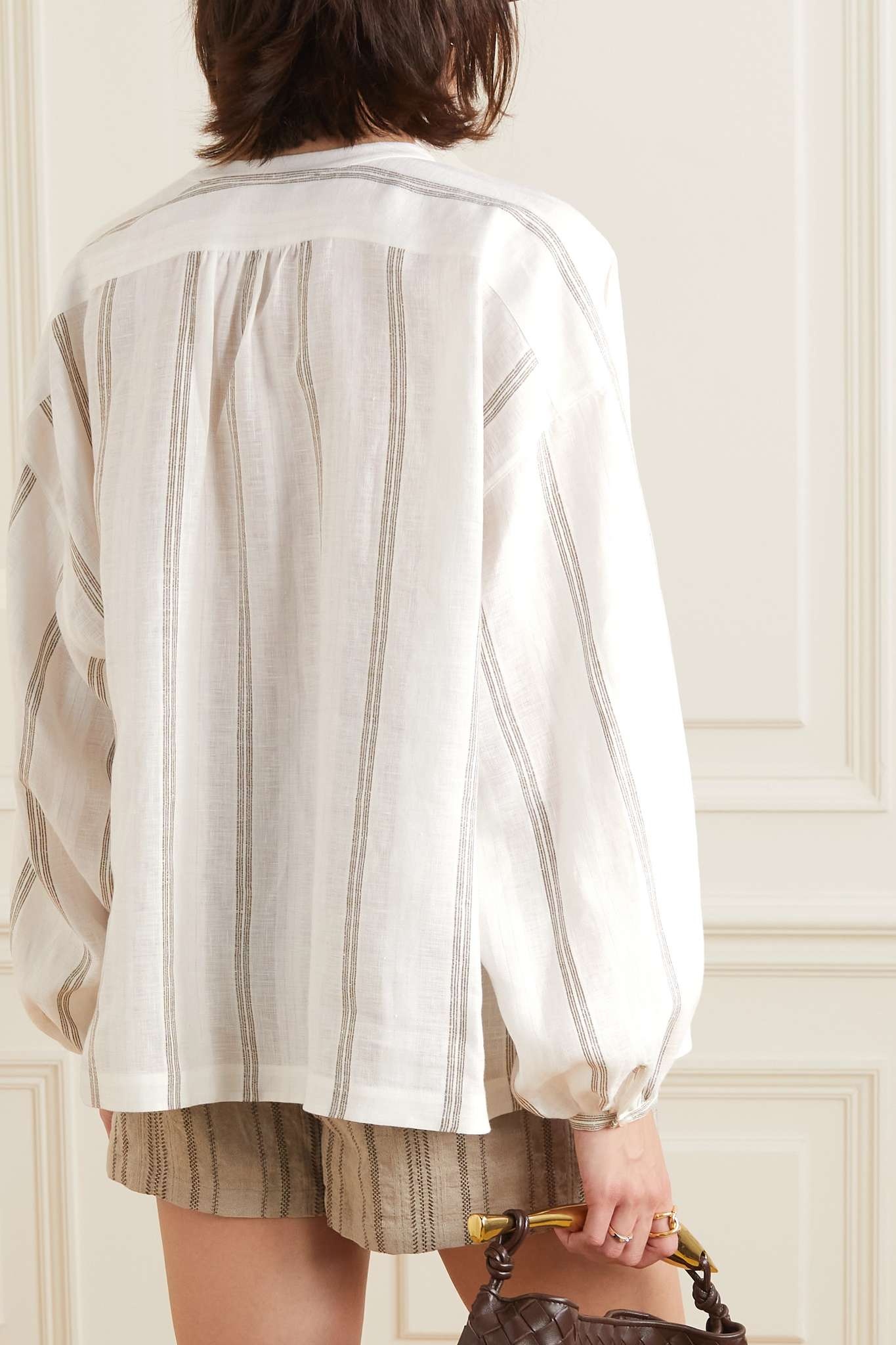 Lelis striped linen shirt - 4