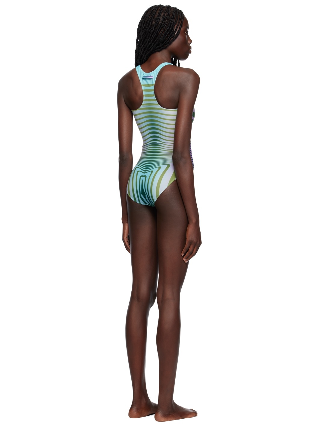 SSENSE Exclusive Blue 'The Body Morphing' Swimsuit - 3