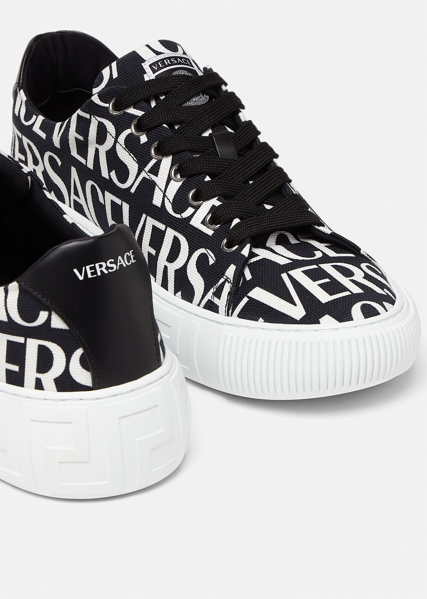 Versace Allover La Greca Sneakers - 5