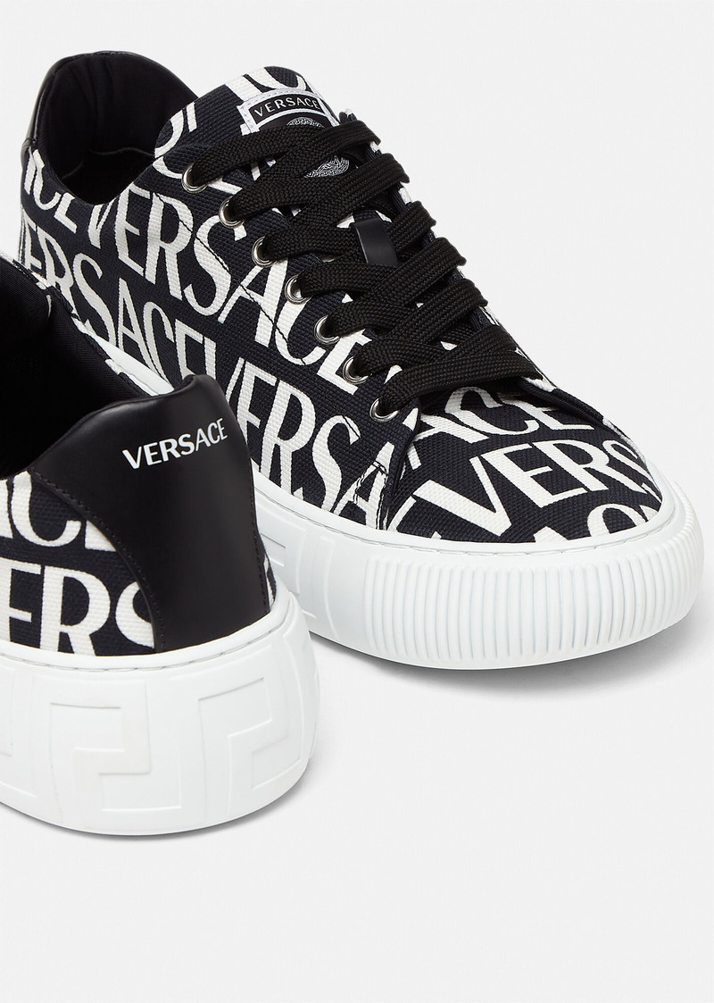 Versace Allover La Greca Sneakers 5