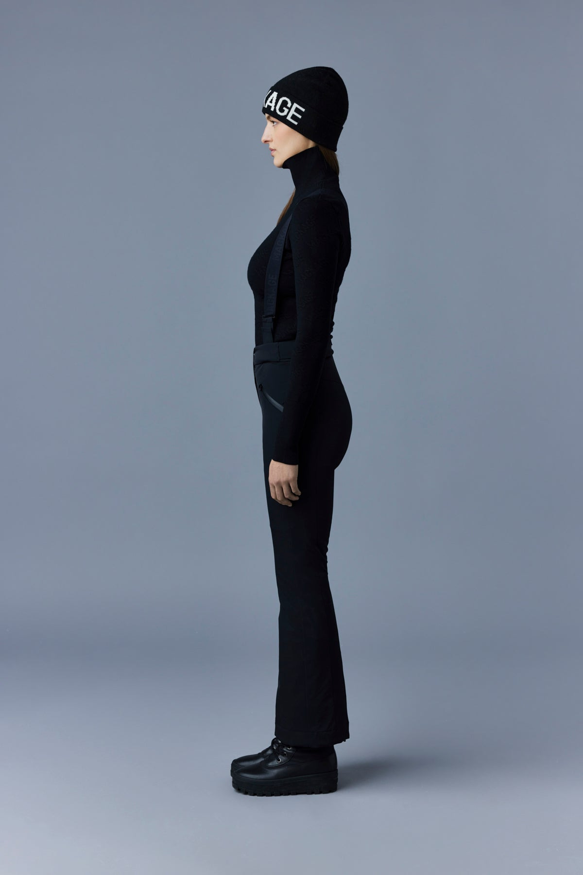 NYOMI ski pant with removable suspenders - 3