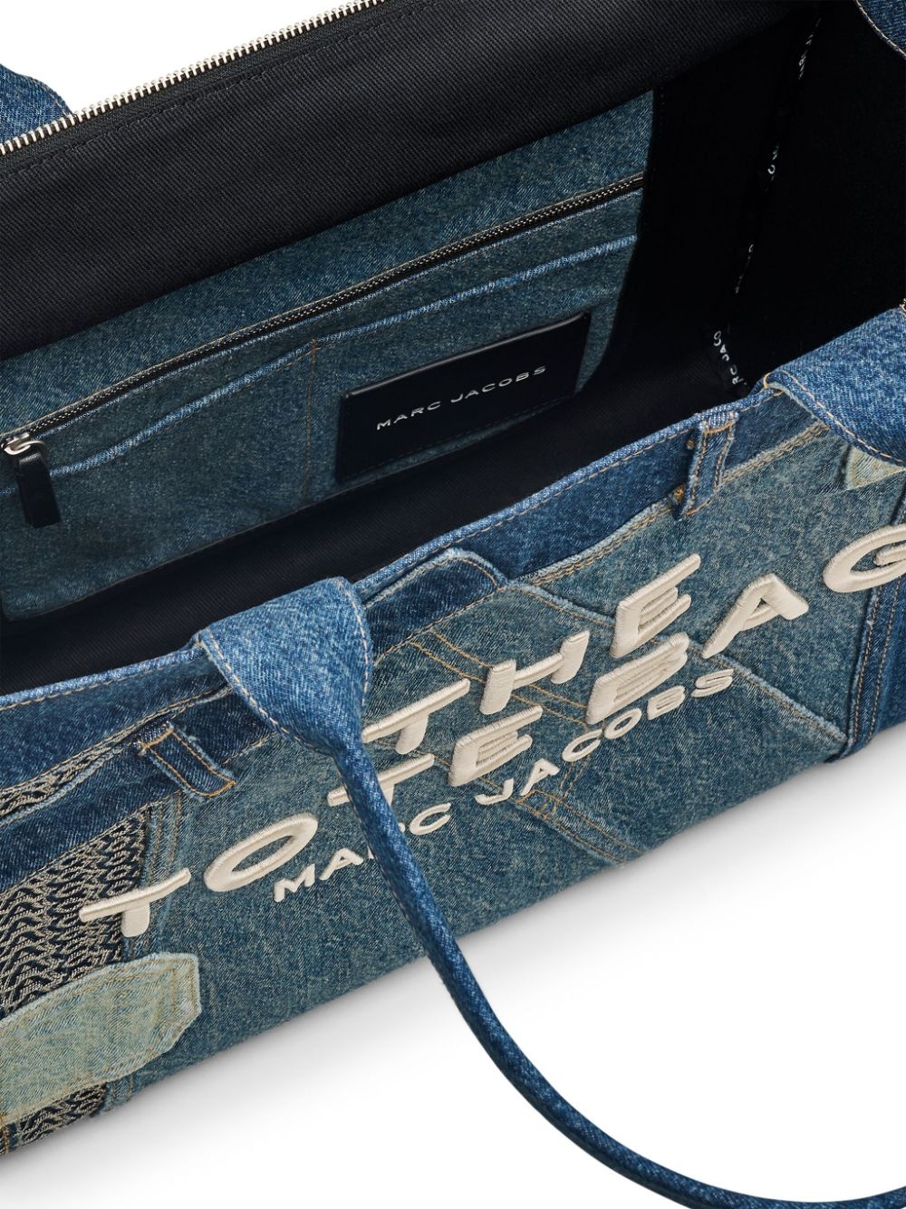 The Large Deconstructed Denim Tote bag - 7
