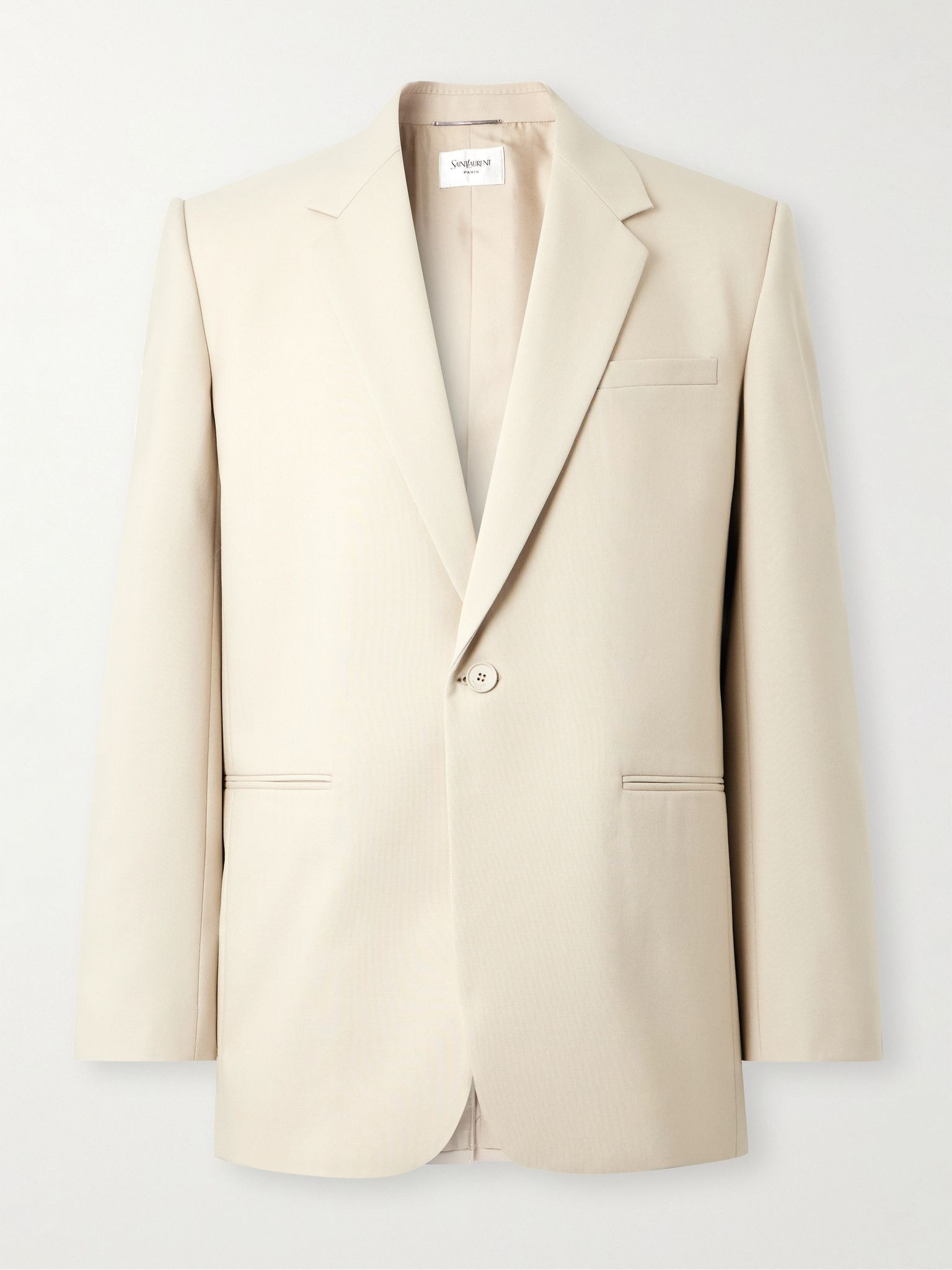 Wool Blazer Beige - 1
