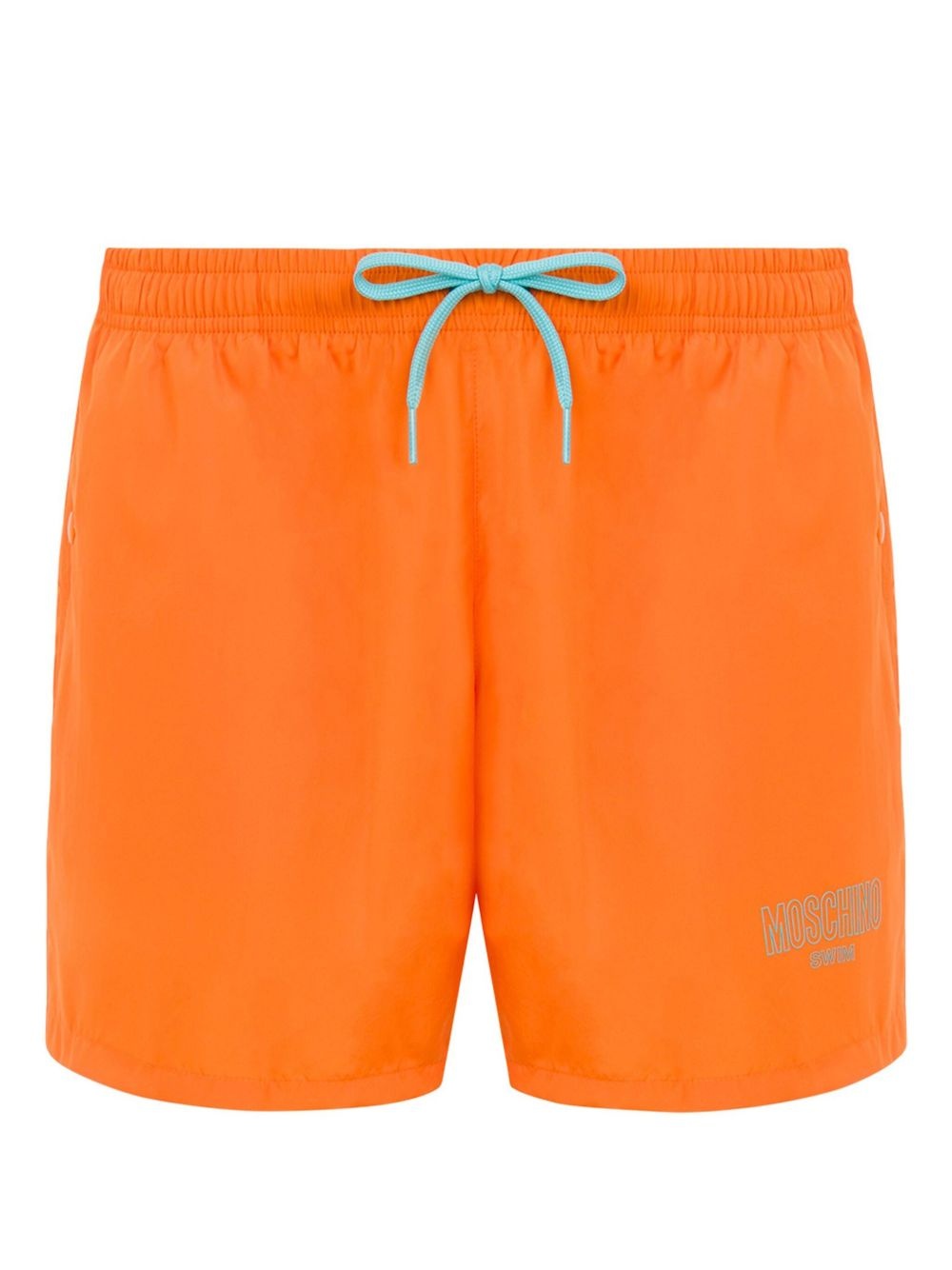 logo-print swim shorts - 2