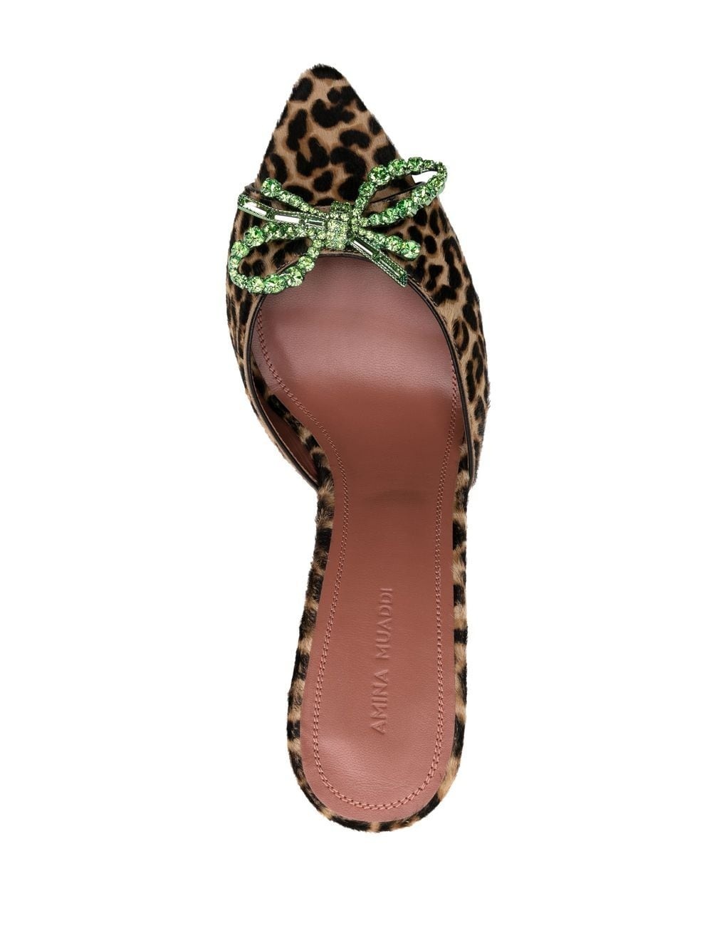 Rosie 95mm leopard-print mules - 4