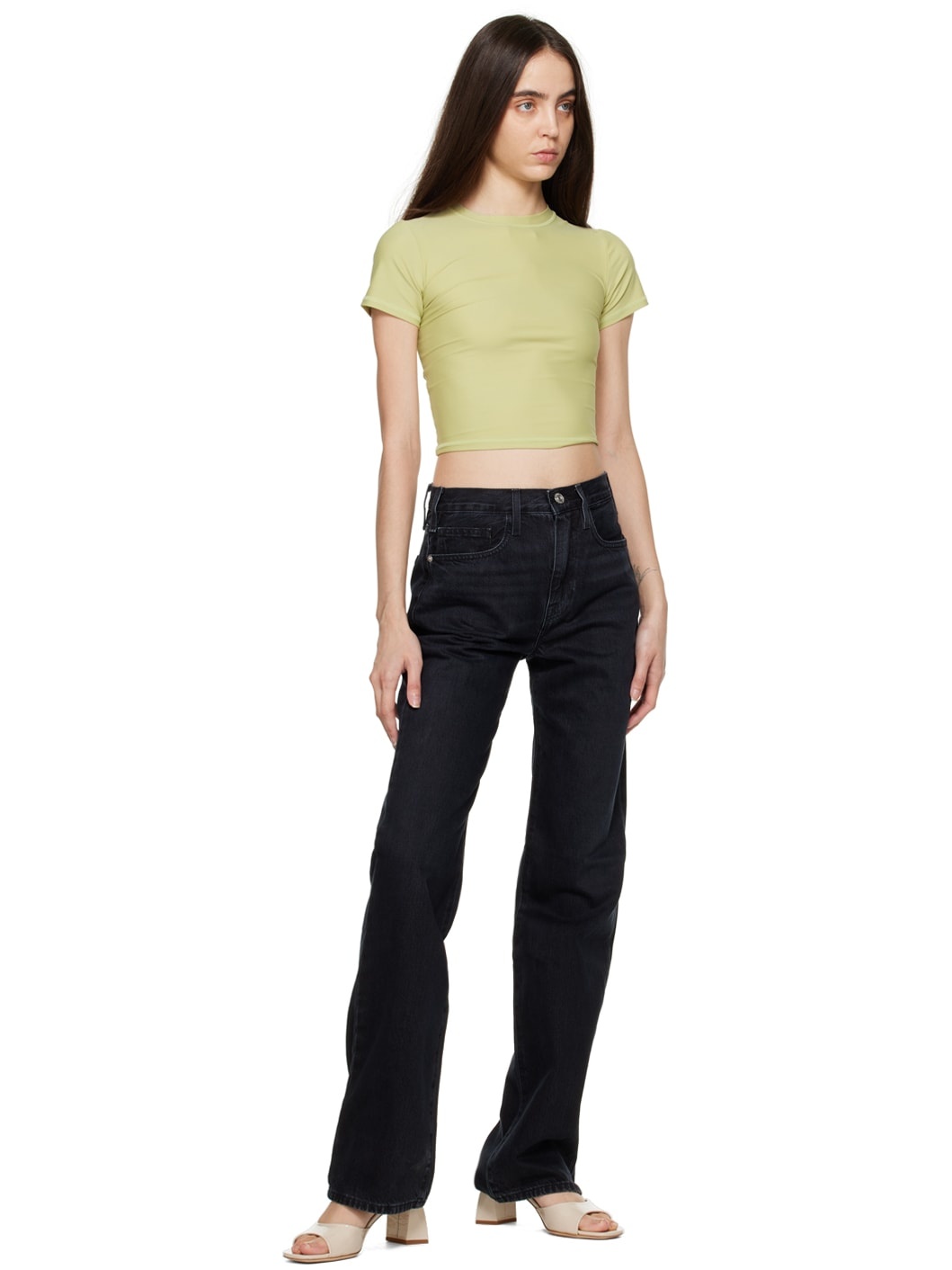 Black 'Le Jane' Jeans - 4