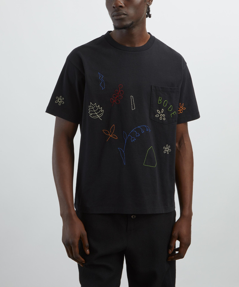 BODE Embroidered Field Guide T-Shirt outlook