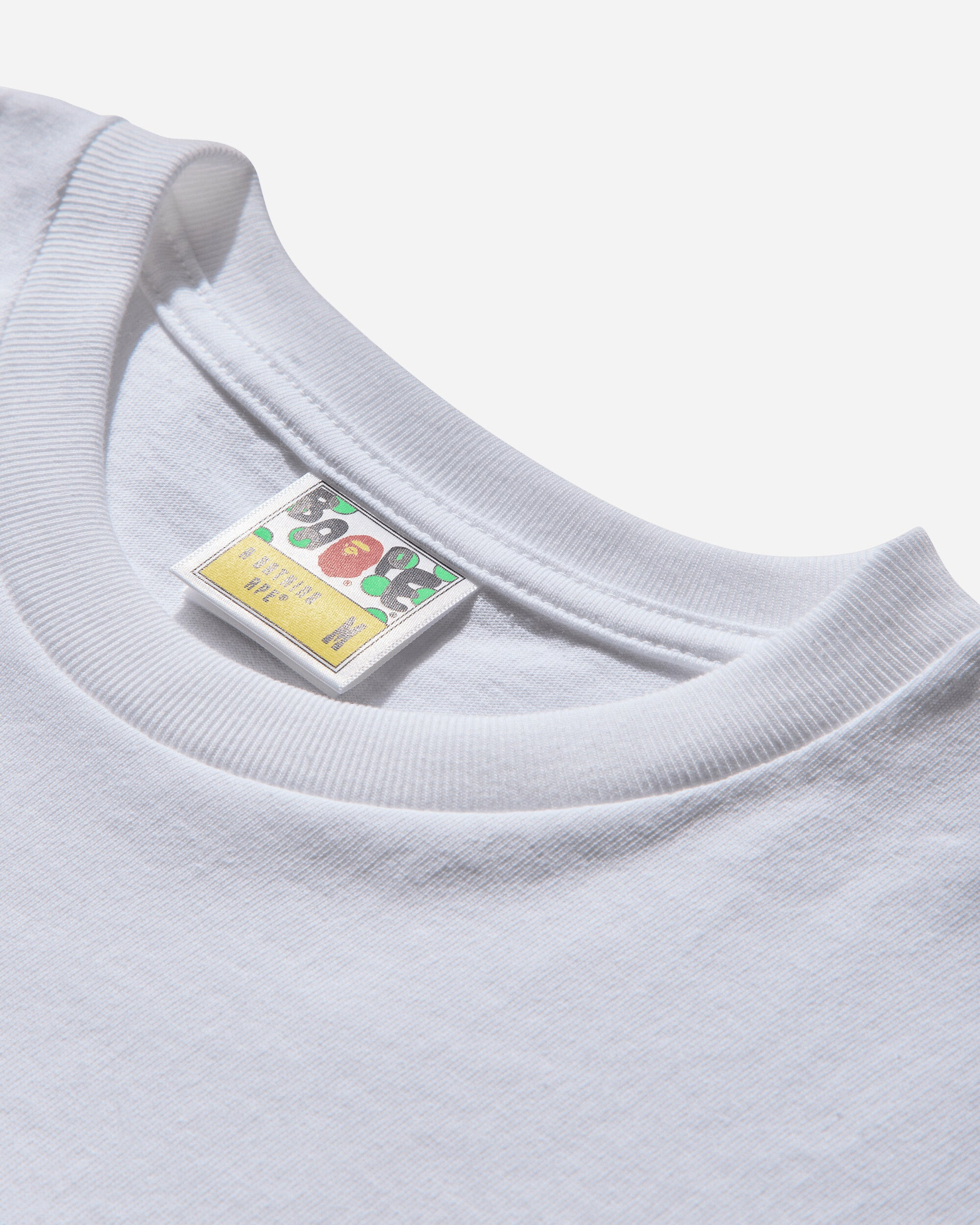 Men's College Longsleeve T-Shirt White - 3