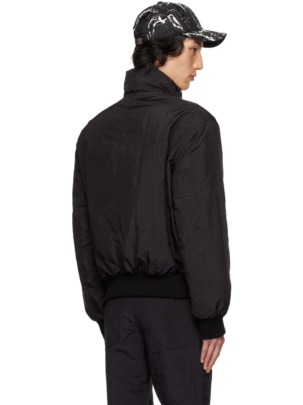 Kanghyuk Black Airbag Down Bomber Jacket | REVERSIBLE