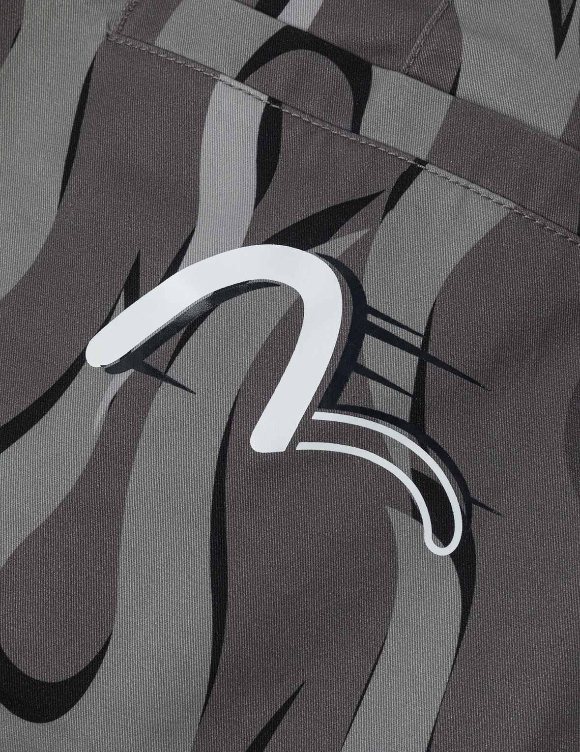 Racing Camouflage Wide-leg Cargo Pants - 8