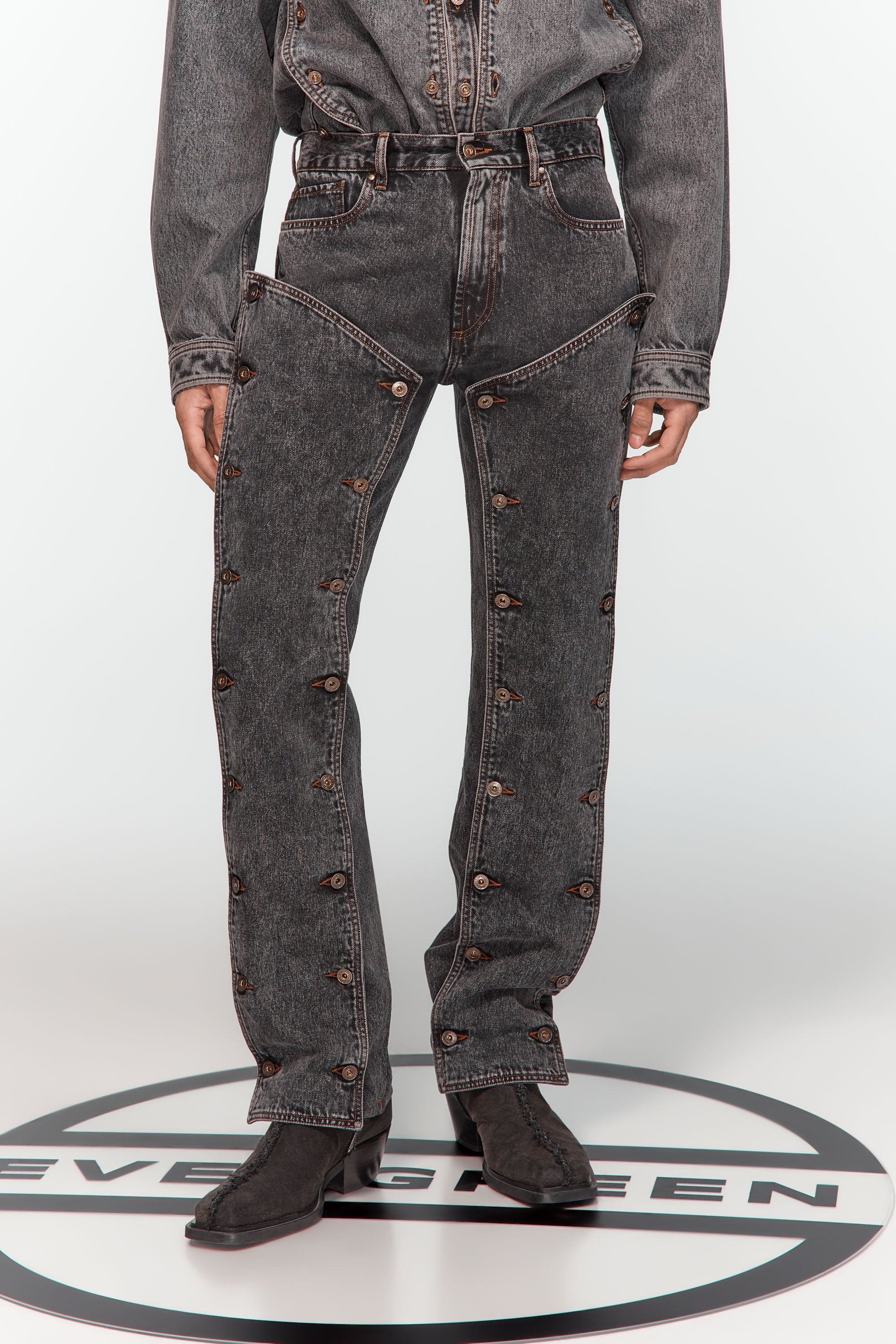 Evergreen Snap Off Jeans - 10