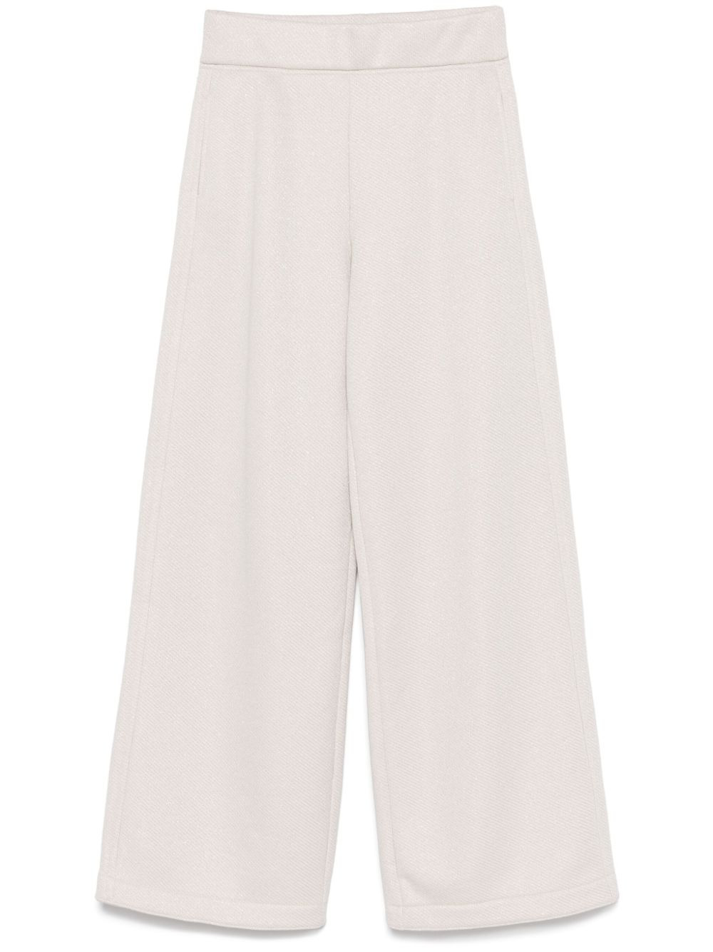 Max Mara Women Cotton Blend Wide-Leg Trousers - 1