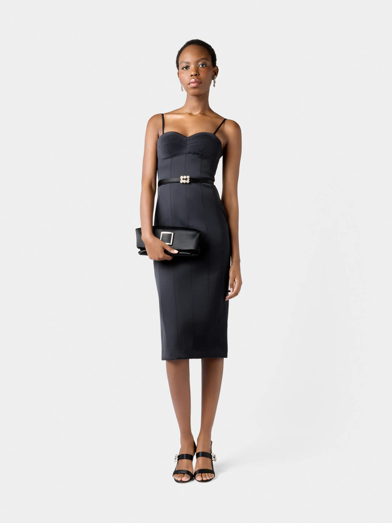 Roger Vivier Trompette Clutch in satin outlook