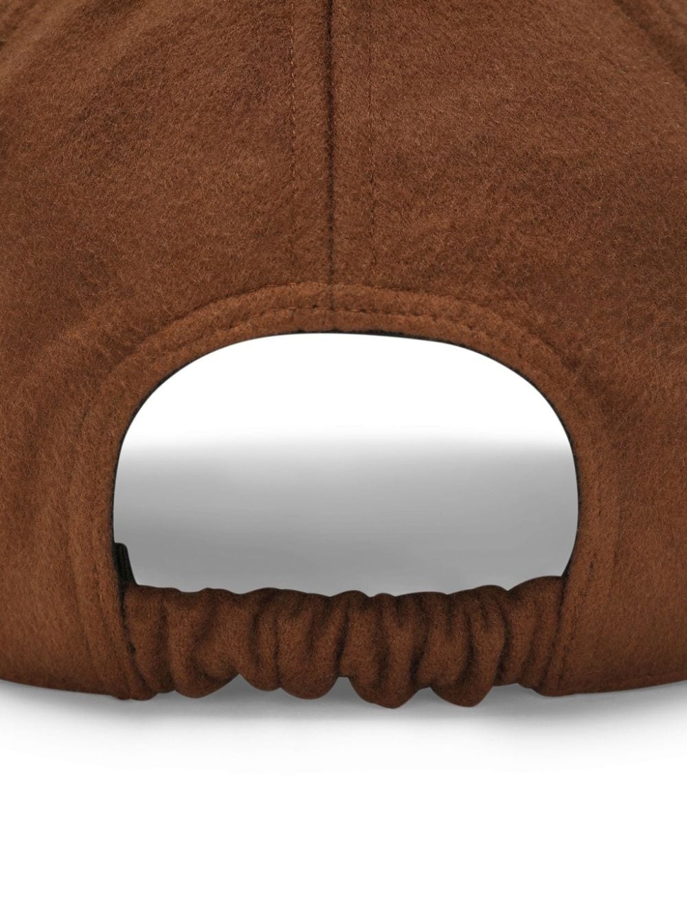logo-plaque wool baseball cap - 3