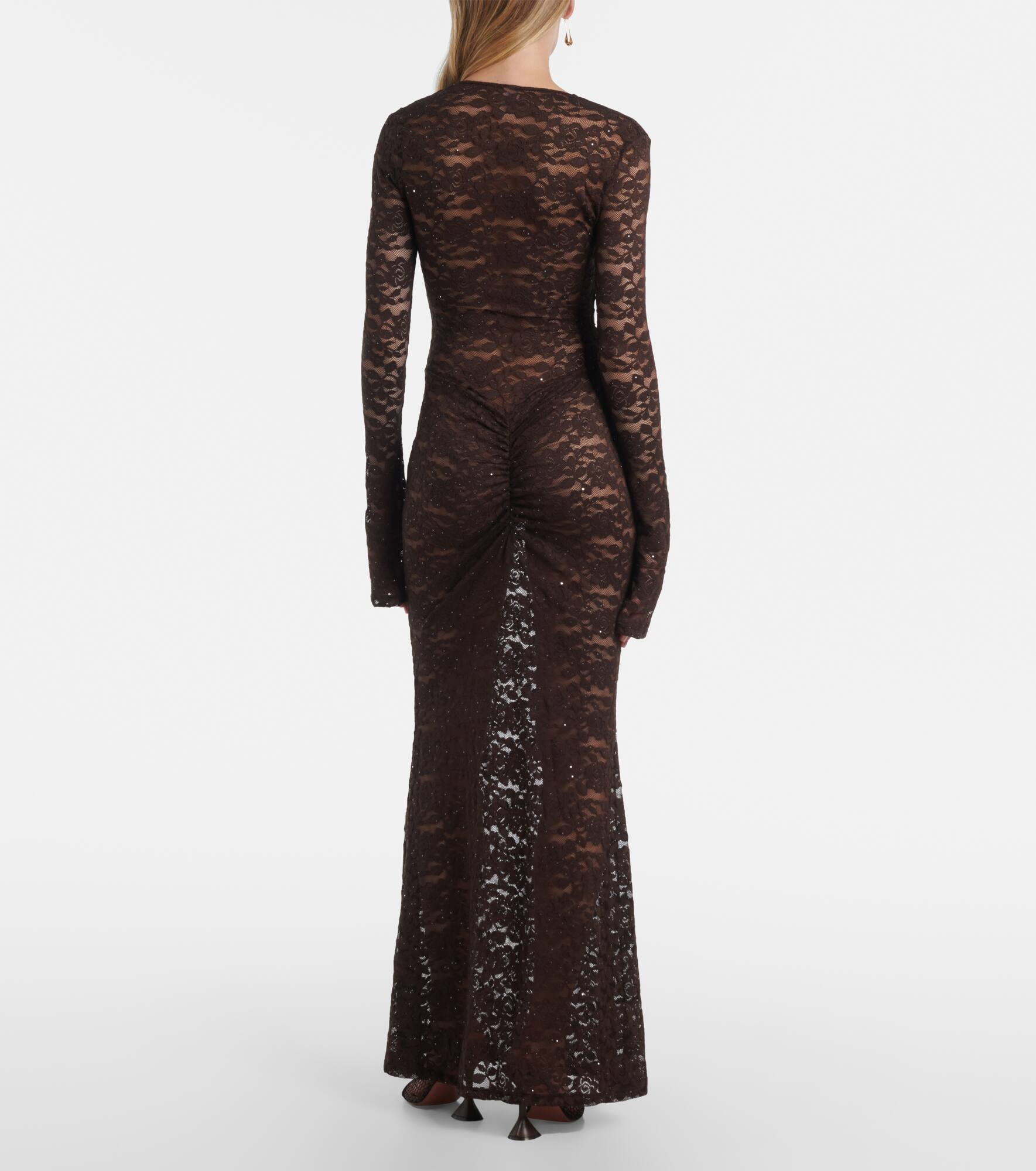 Tyler floral lace maxi dress - 3