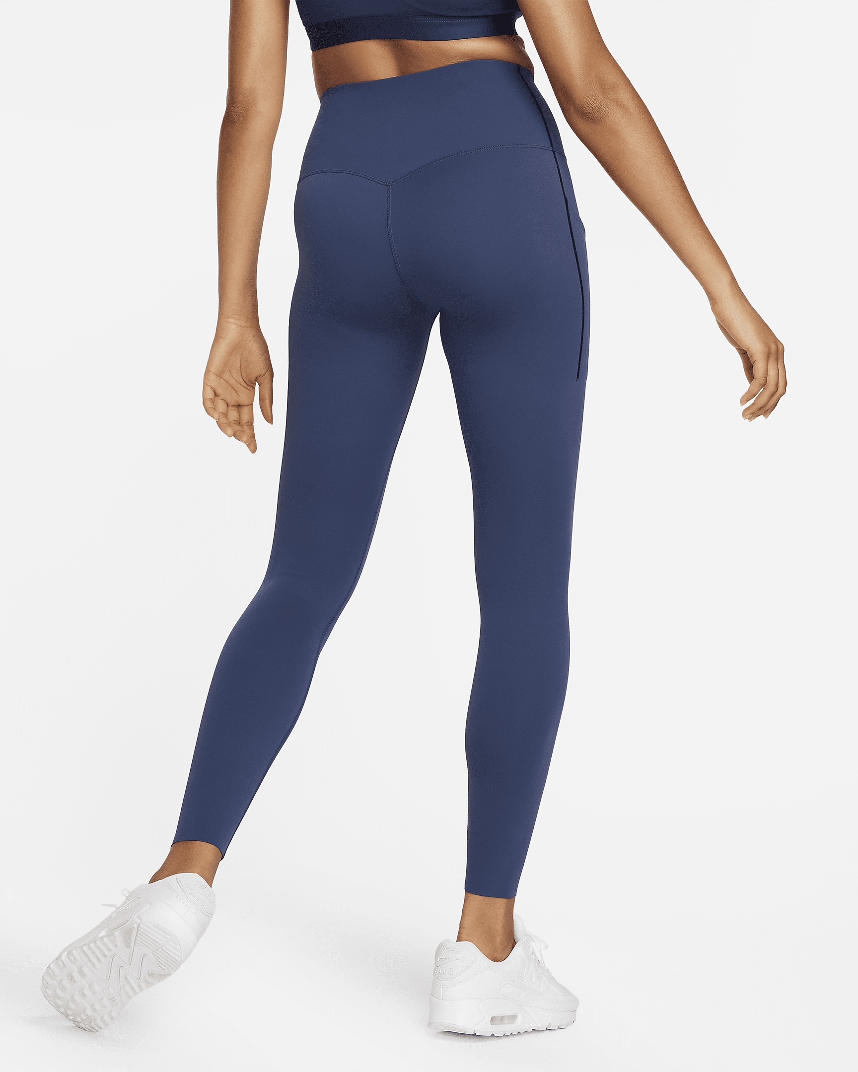 Nike Women's Universa Medium-Support High-Waisted Full-Length Leggings with Pockets - 2