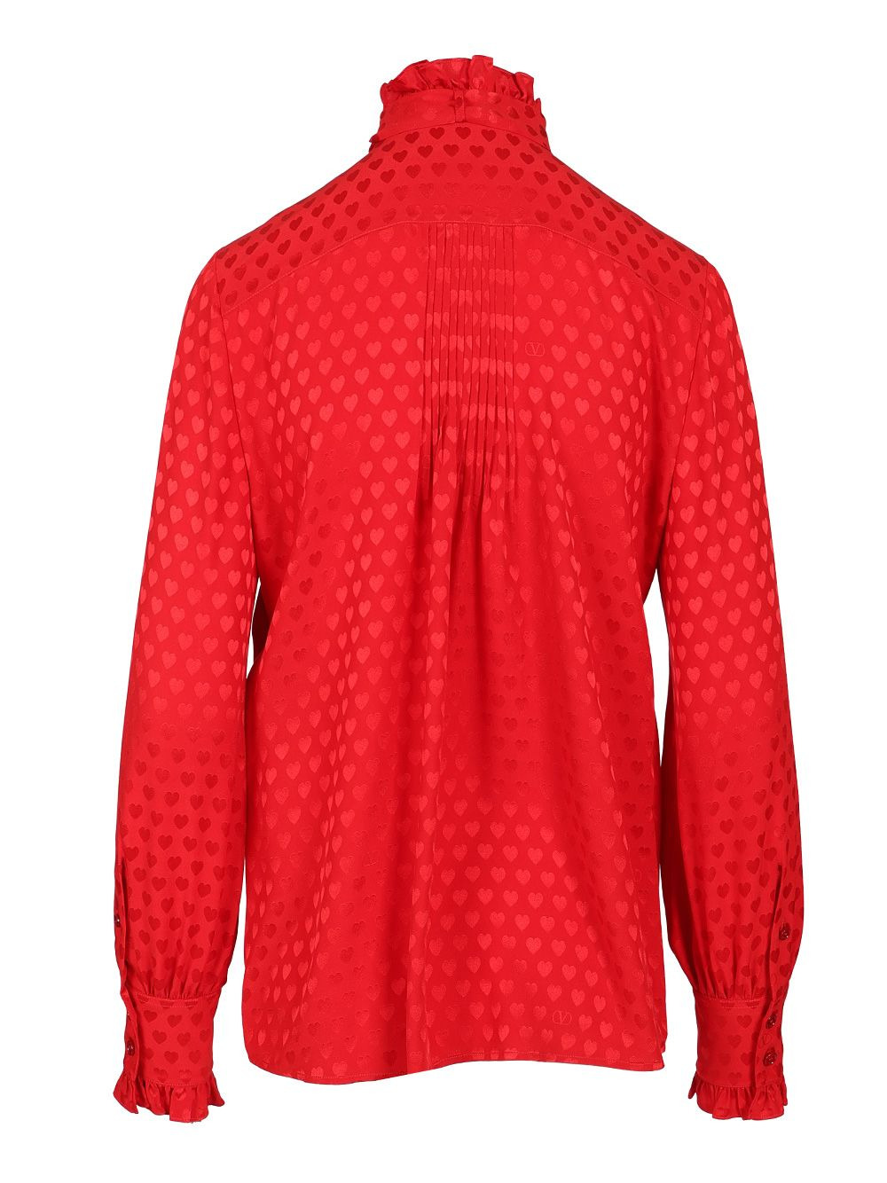 Look 17 - Shirt | Pattern | Cdc La Cour De Coeur Cuori Con V Shirts Red - 2