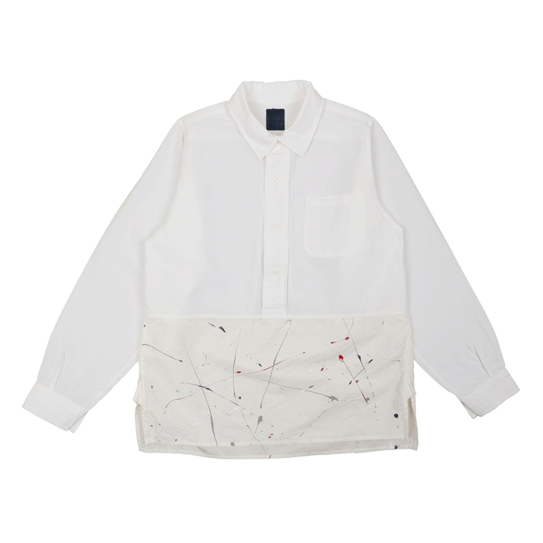 TALBOT P.O.SHIRT L/S WHITE - 1