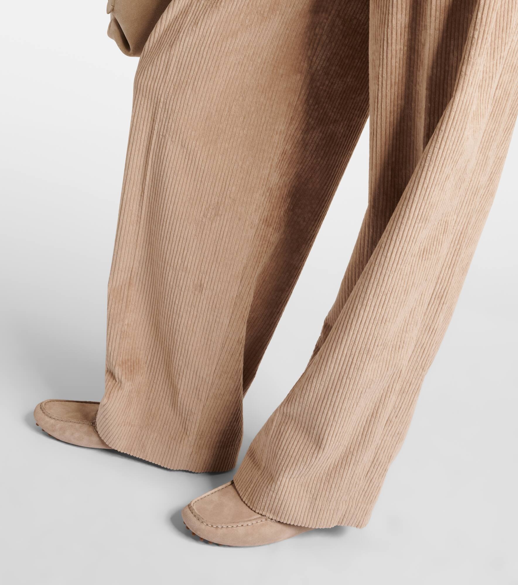 Cotton corduroy wide-leg pants - 5
