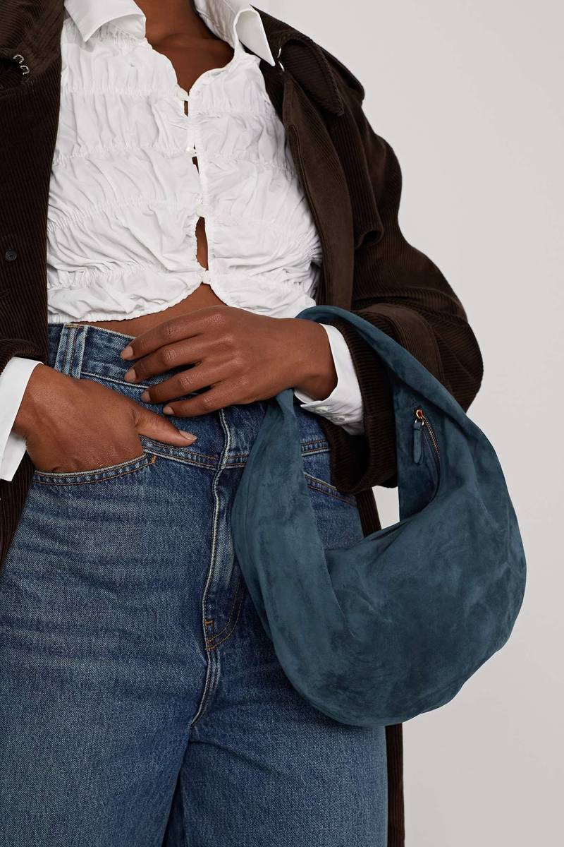 KHAITE Olivia medium leather tote outlook