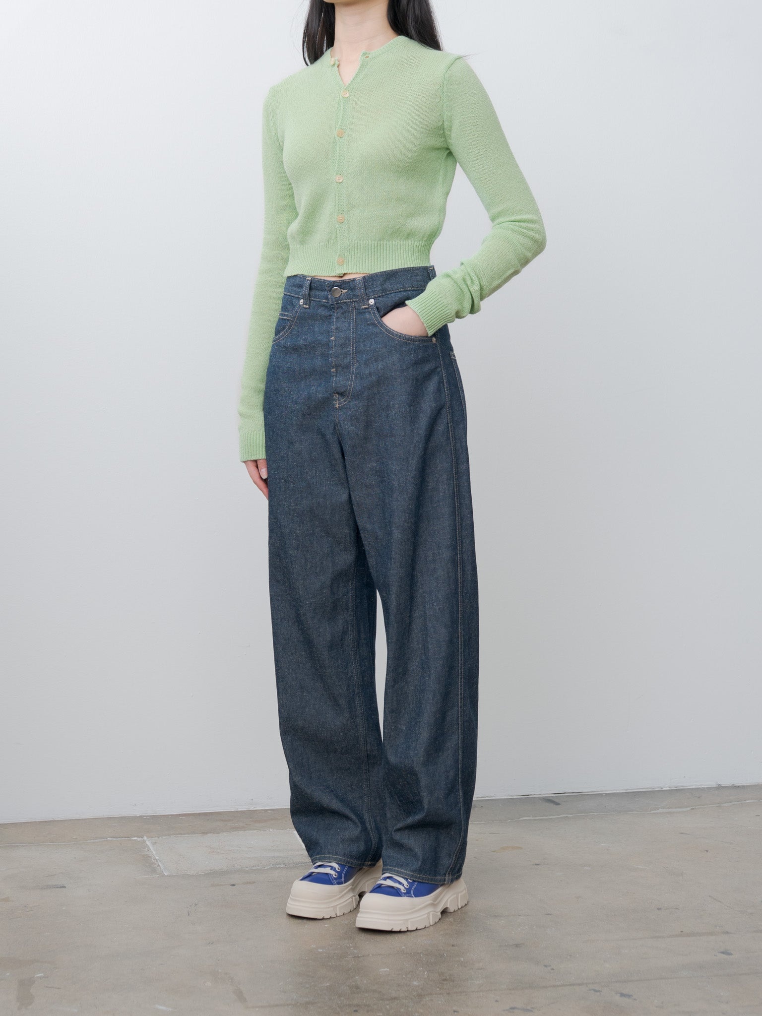 Peggy Denim Trousers - Blue - 6