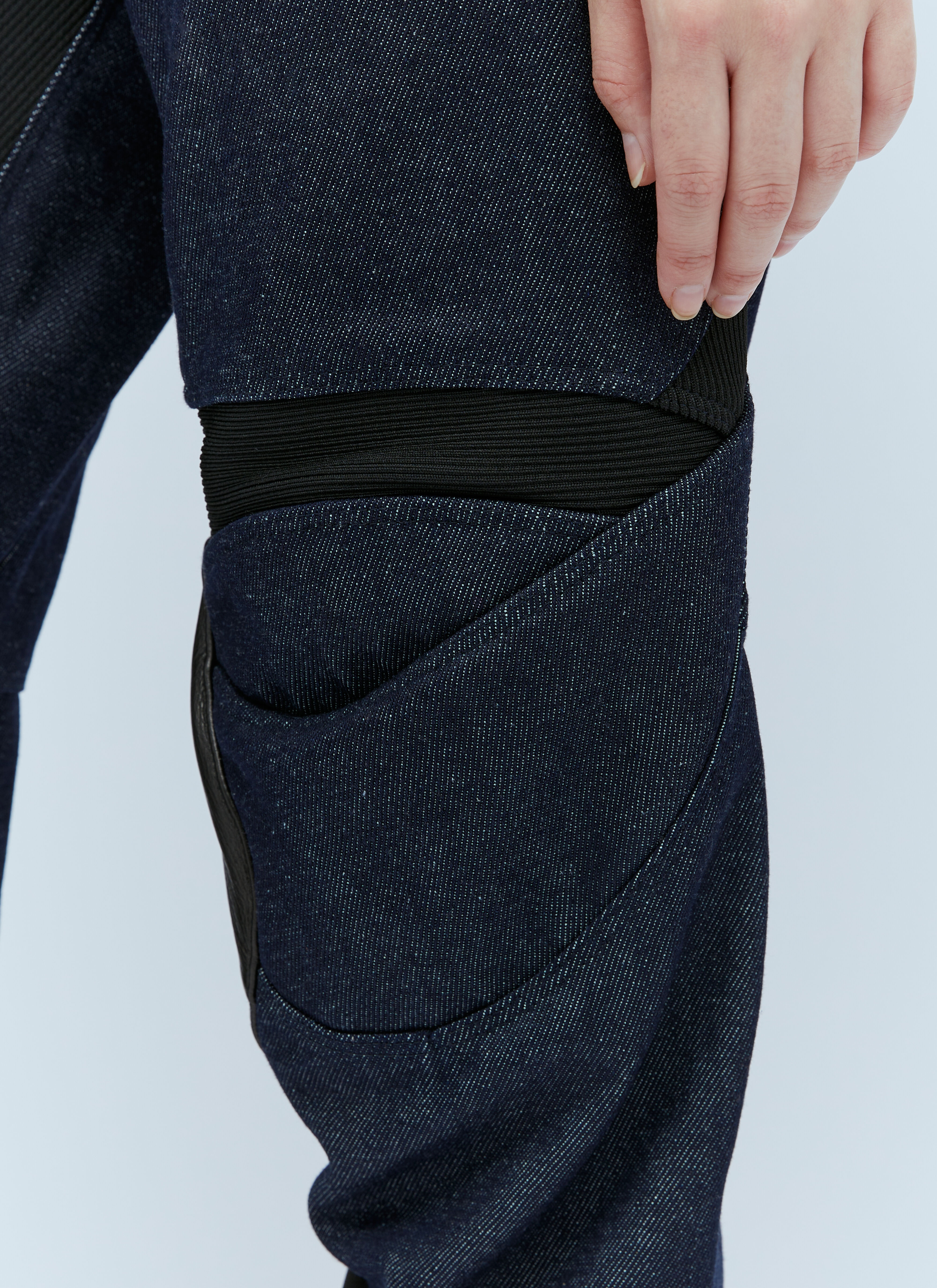 Denim Racing Pants - 5