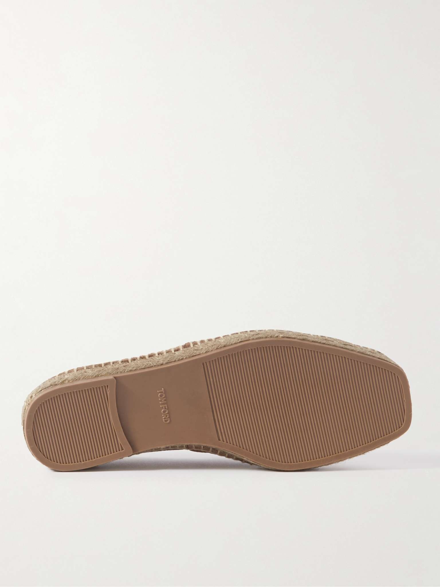 Barnes Textured-Leather Espadrilles - 7